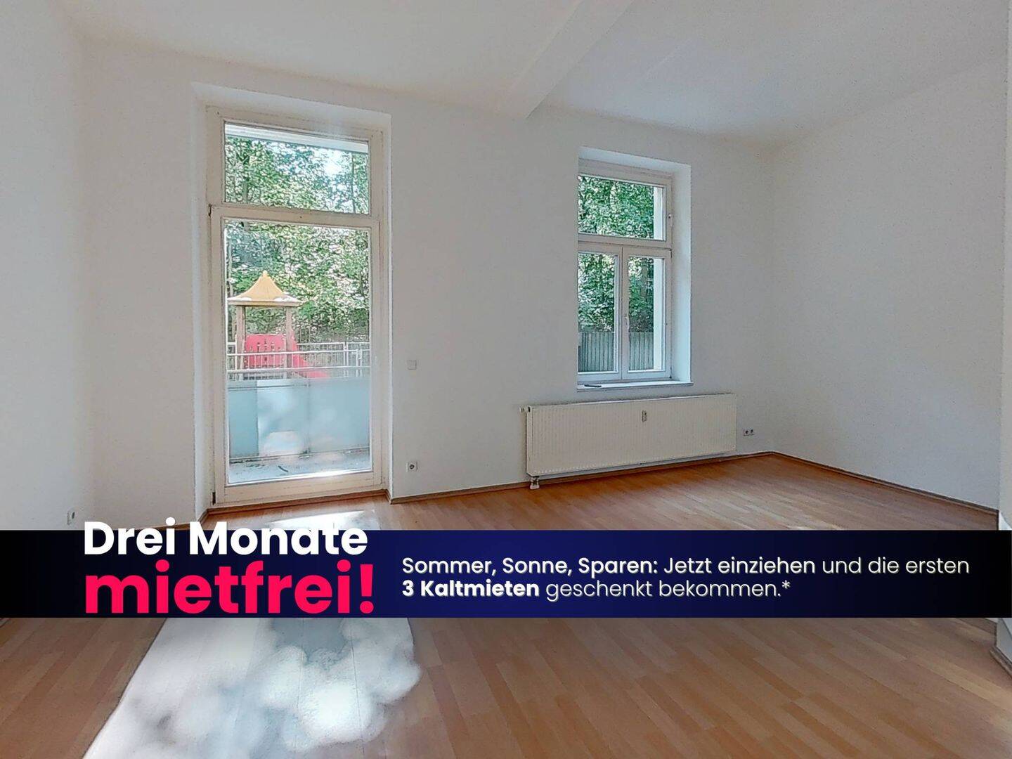 Familien aufgepasst: 4-Zimmer-Wohnung mit Balkon, 1796 Pirna