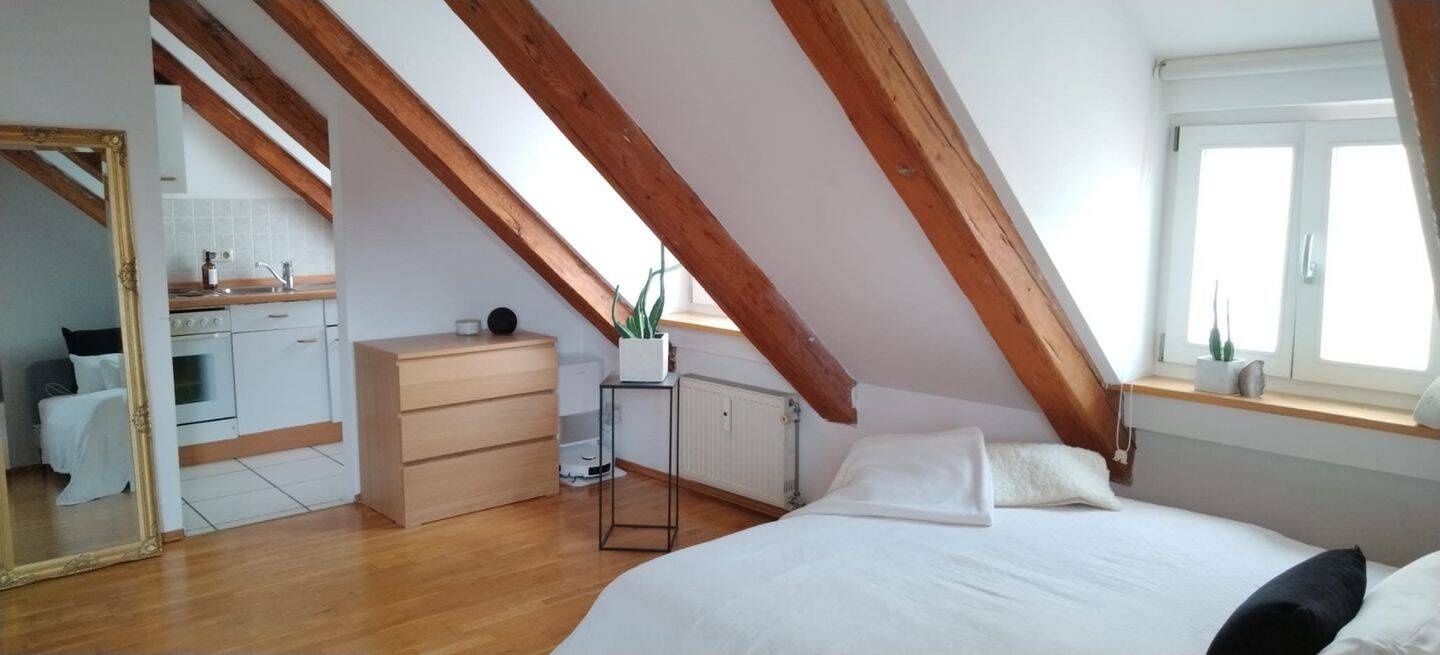 Traumhafte Dachgeschosswohnung mit Altstadt-Flair am Arnulfsplatz, 93047 Regensburg (Innenstadt Kasernenviertel Ostenviertel Westenviertel)