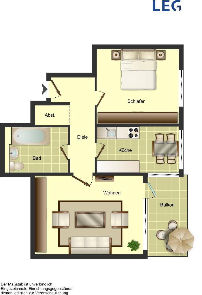 Demnächst frei! 2-Zimmer-Wohnung in Düsseldorf Garath NUR WBS!!! 2 Personen !!, 40595 Düsseldorf (Benrath Garath Hellerhof Urdenbach)