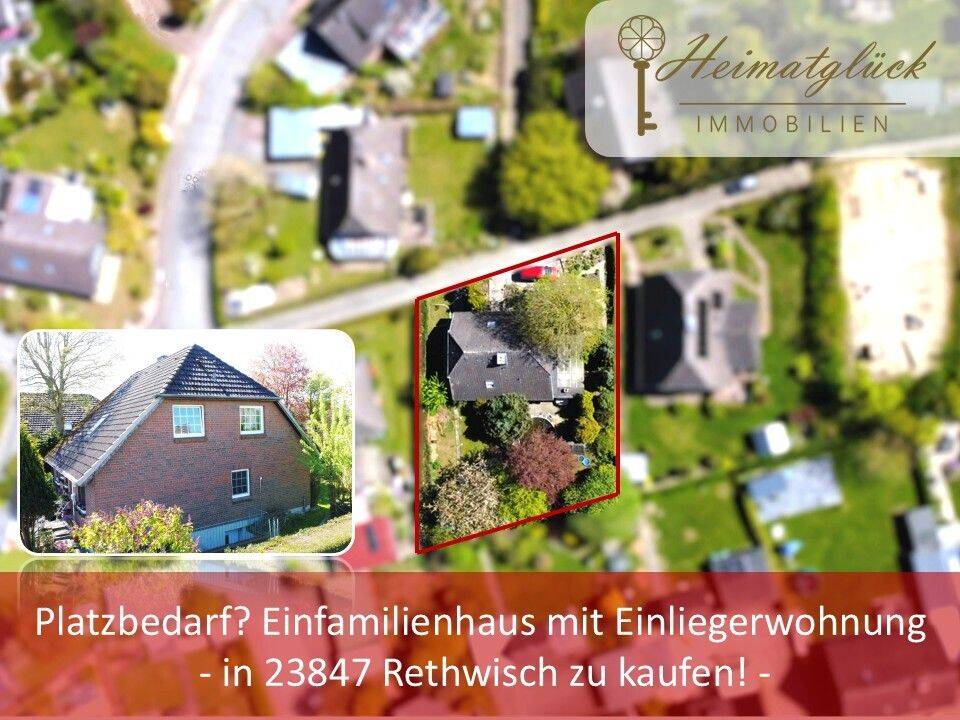 Platzbedarf? Einfamilienhaus mit Einliegerwohnung – zu kaufen in 23847 Rethwisch! –, 23847 Rethwisch