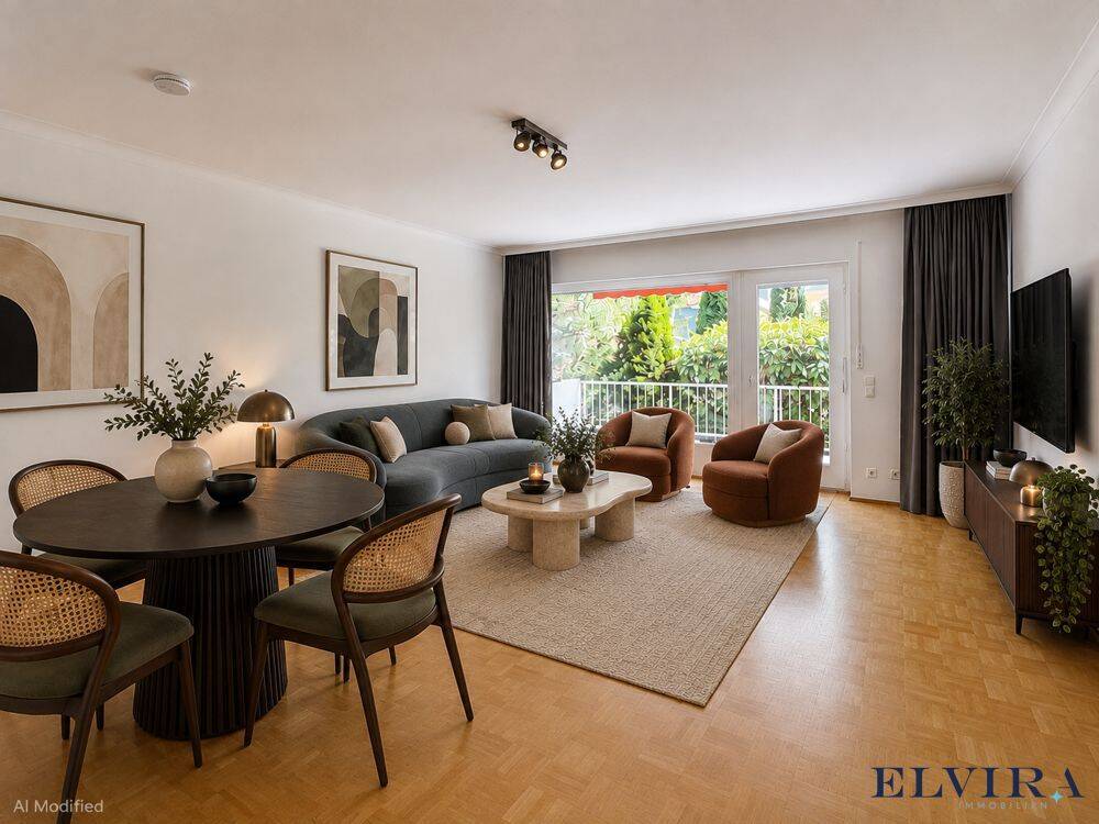 ELVIRA – Harlaching, stilvolle 2-Zimmer-Wohnung in Bestlage, 81545 München (Untergiesing-Harlaching)