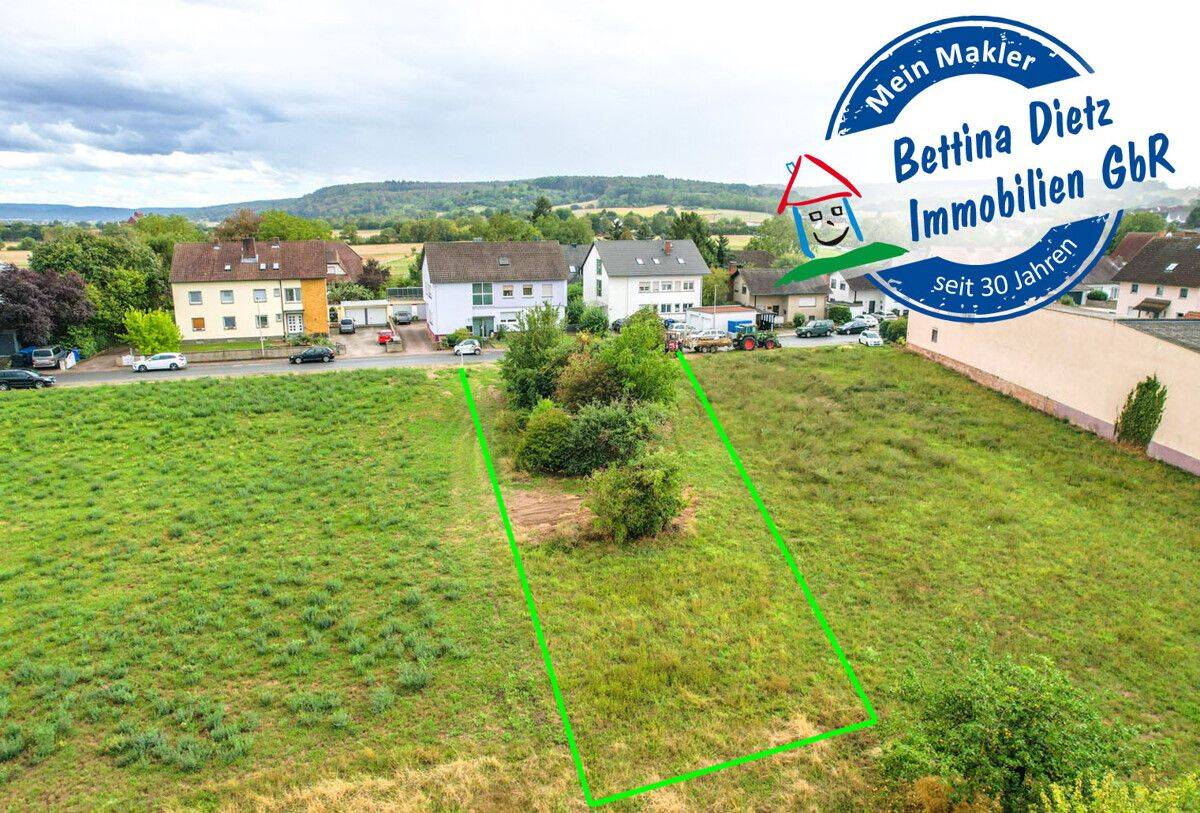 DIETZ: Feldrandlagen-Baugrundstück für 1-2 Familienhaus in Großostheim zu verkaufen!, 63762 Großostheim