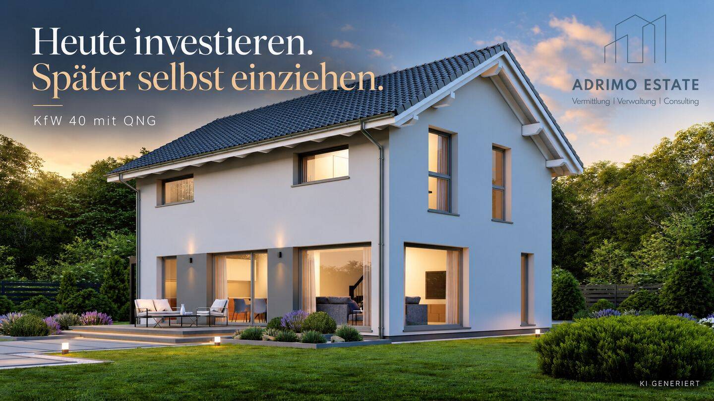 Erst vermieten. Steuern sparen. Später selbst einziehen – KfW 40 + QNG, 88416 Ochsenhausen