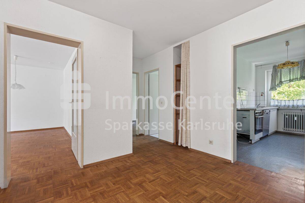 Individuell gestalten, nachhaltig profitieren: 3-Zimmer-Wohnung mit Balkon & Garage in Bergwald!, 76228 Karlsruhe