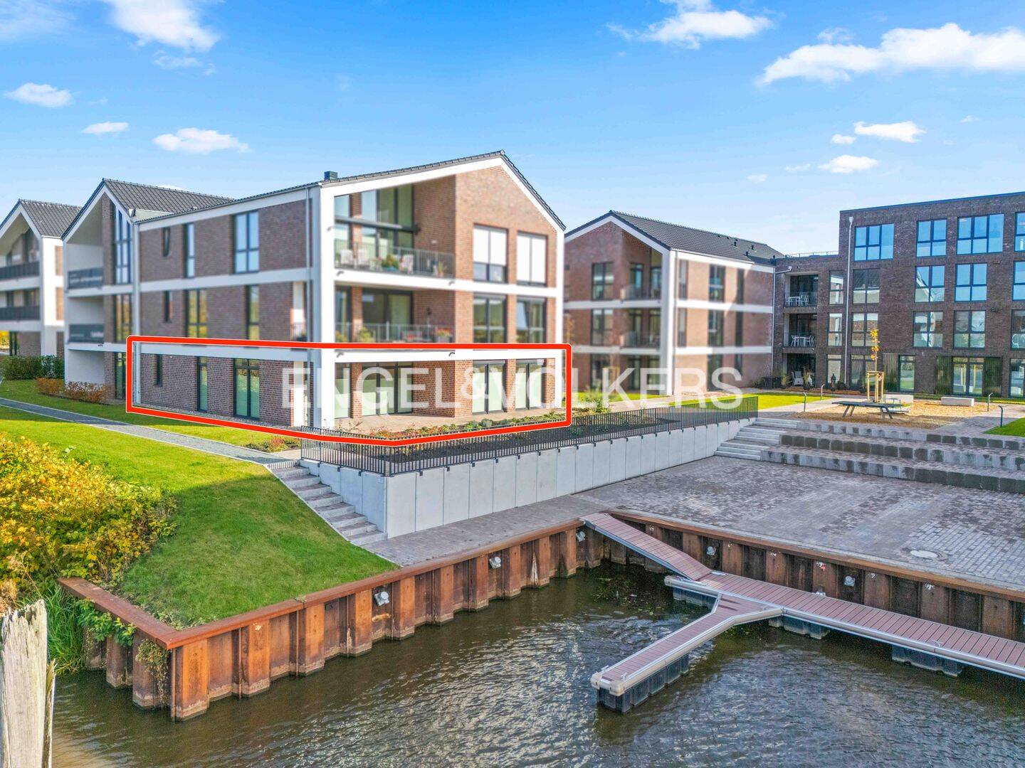 Erstbezug: Hochwertige EG-Wohnung am Hafen von Norden, 26506 Norden