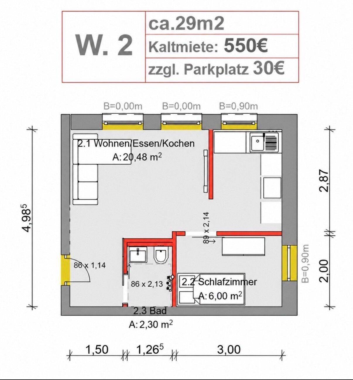 Moderne, helle Wohnung im Erdgeschoss – Dortmund, 44329 Dortmund