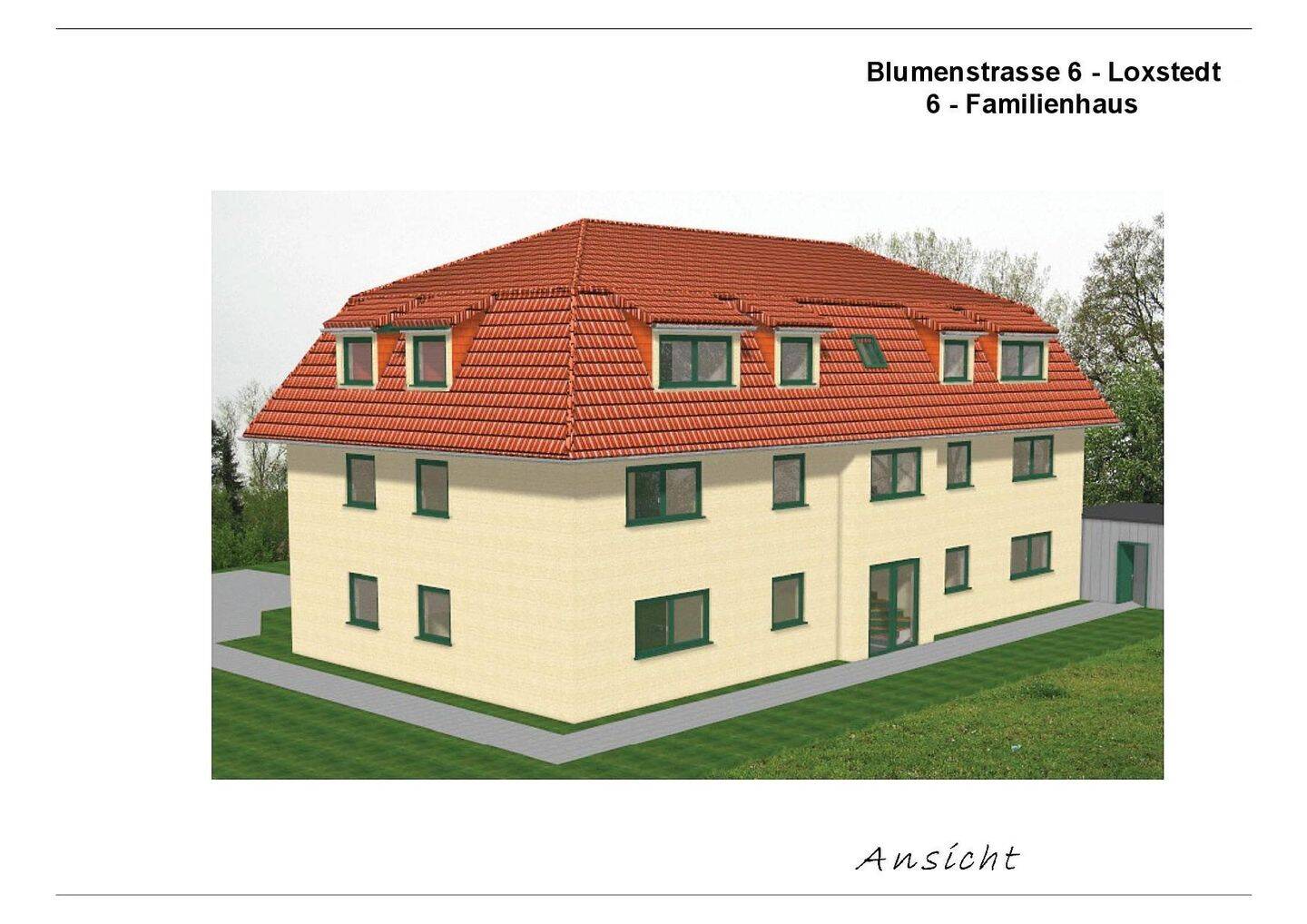 3 Zimmer-Wohnung mit Balkon im OG – Wohnung Nr. 4,  im Zentrum von Loxstedt, 27612 Loxstedt