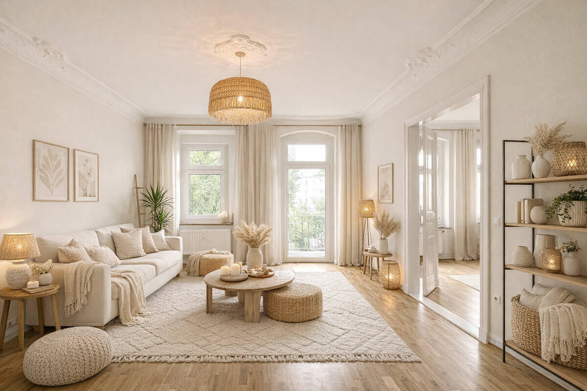 Traumhafte Altbauwohnung mit Balkon im TOP ZUSTAND! Aufzug vorhanden, bezugsfrei!, 13583 Berlin (Spandau Falkenhagener Feld Kolonie An der Kappe 130)