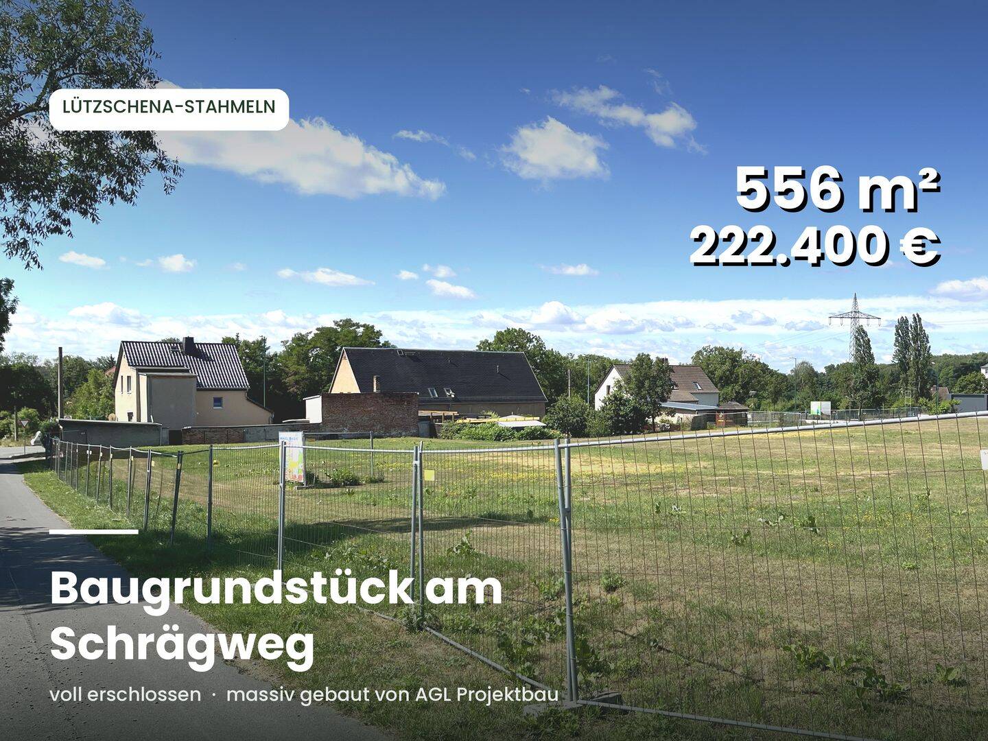 Wurzeln schlagen am Schrägweg – Ihr Baugrundstück in Lützschena-Stahmeln, 4159 Leipzig (Lützschena-Stahmeln Möckern Wahren)