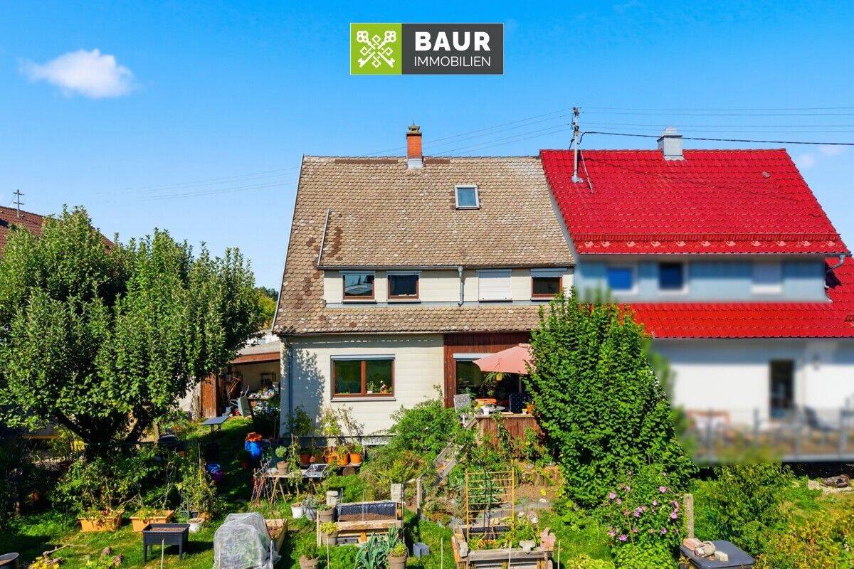 360° | Viel Raum für neue Ideen: Doppelhaushälfte mit Potenzial in Finningen, 89233 Neu-Ulm