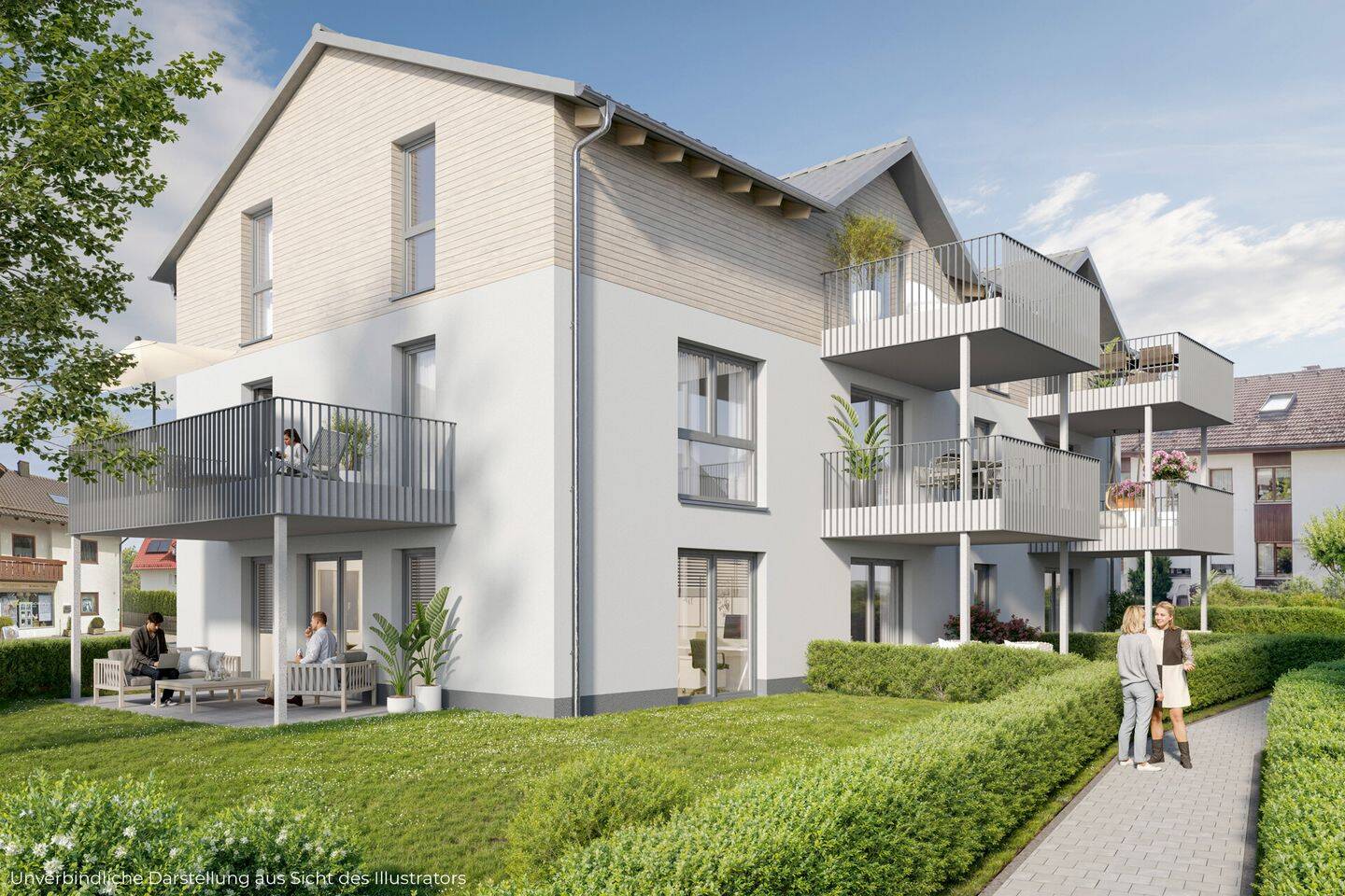 hubertus.zwoa – 2-Zimmer-Neubauwohnung in ruhiger und zentraler Lage von Seefeld, 82229 Seefeld
