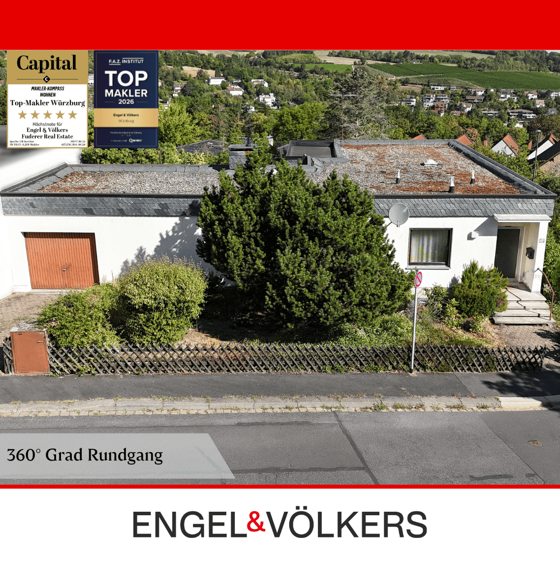 Bungalow-Charme trifft Gestaltungsspielraum – Immobilie mit Zukunftspotenzial und Stadtblick!, 97082 Würzburg (Altstadt Heidingsfeld Steinbachtal Zellerau)