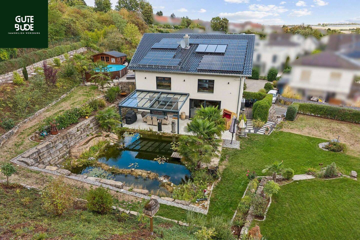 Ein Zuhause der Extraklasse – Pool, Sauna, großer Garten & maximale Privatsphäre in Estenfeld bei WÜ, 97230 Estenfeld