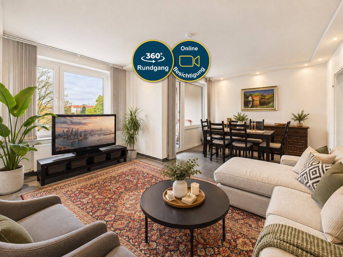 Einziehen & wohlfühlen – 3 Zimmer – Südbalkon – modernisiert 2021 – EBK, 30419 Hannover