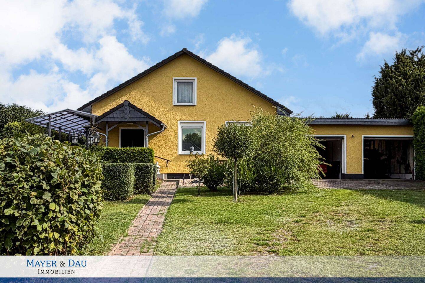 Gepflegtes Einfamilienhaus mit Kamin, Doppelgarage und idyllischem Garten in ruhiger Lage! Obj.10302, 16341 Panketal