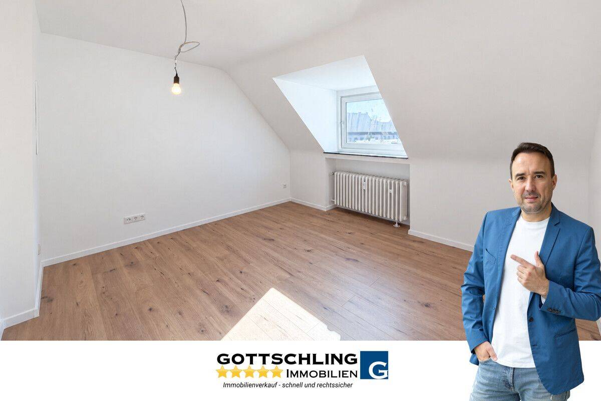 Dachgeschoss trifft Charakter – Wohnen auf zwei Ebenen, 45128 Essen (Südostviertel Südviertel)