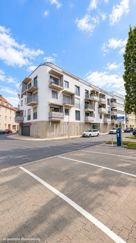 Hochwertige 3-Zimmer-Wohnung mit TG-Stellplatz, Balkon und EBK in zentraler Lage von Bayreuth!, 95444 Bayreuth (Altstadt City Gartenstadt Kreuzstein Neue Heimat)