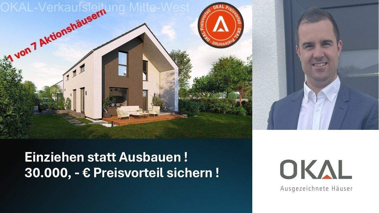 AKTION !! Ihr Traumhaus – gebaut auf Ihrem Grundstück oder mit unserem Grundstücksservice – EINZUGSFERTIG, 65520 Bad Camberg