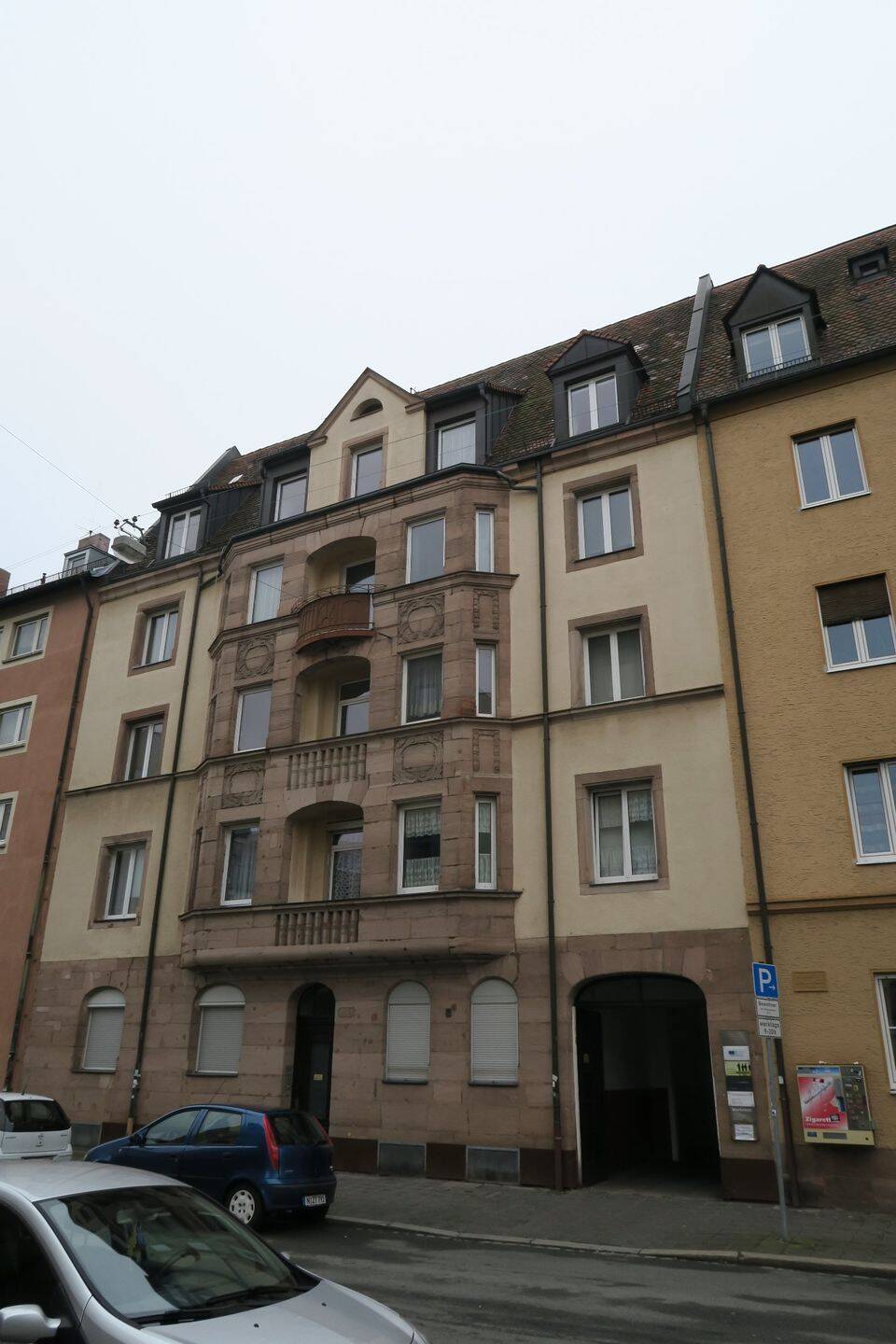 Schönes 1 Zi.-App. mit Einbauküche in Nürnberg-Johannis!, 90419 Nürnberg (Kleinweidenmühle Sankt Johannis)