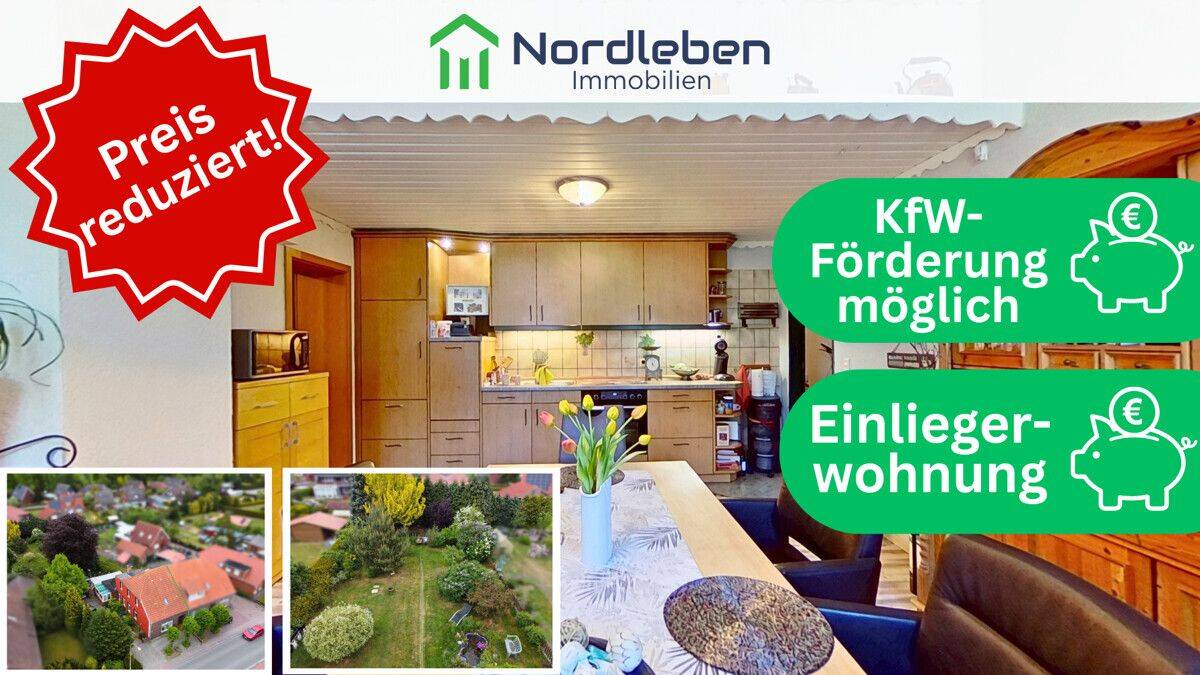 Platz für die ganze Familie – mit Einliegerwohnung und Gartenidylle, 26847 Detern