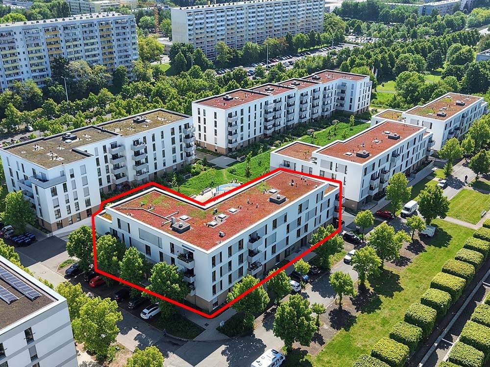 Großzügige 2-Zimmer-Wohnung mit Einbauküche | Terrasse | Tiefgarage | Aufzug | Smart-Home, 99091 Erfurt (Berliner Platz Gispersleben Moskauer Platz Roter Berg)