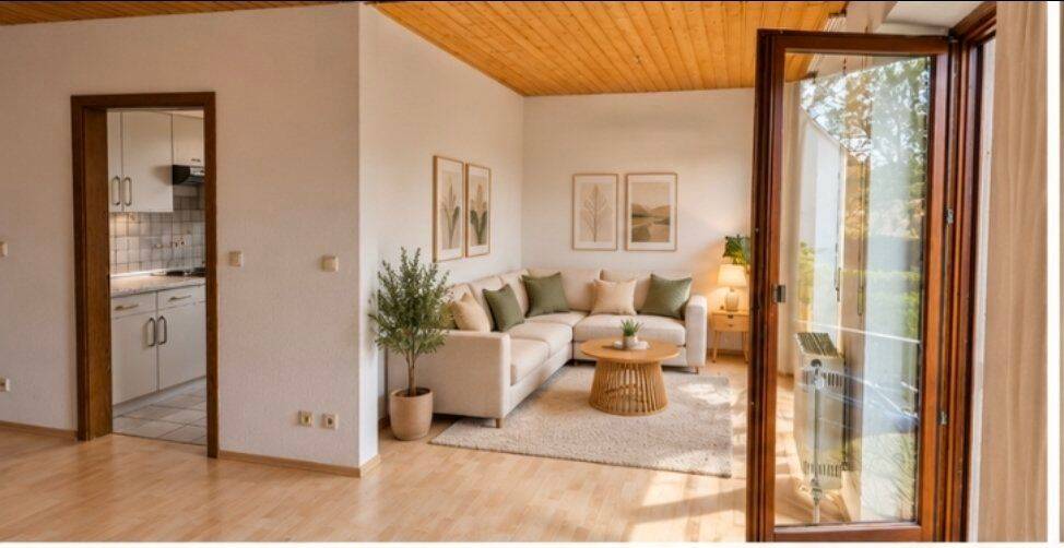 🏡 Helle 2-Zimmer-Wohnung in Gundelsheim bei Bamberg, 96163 Gundelsheim