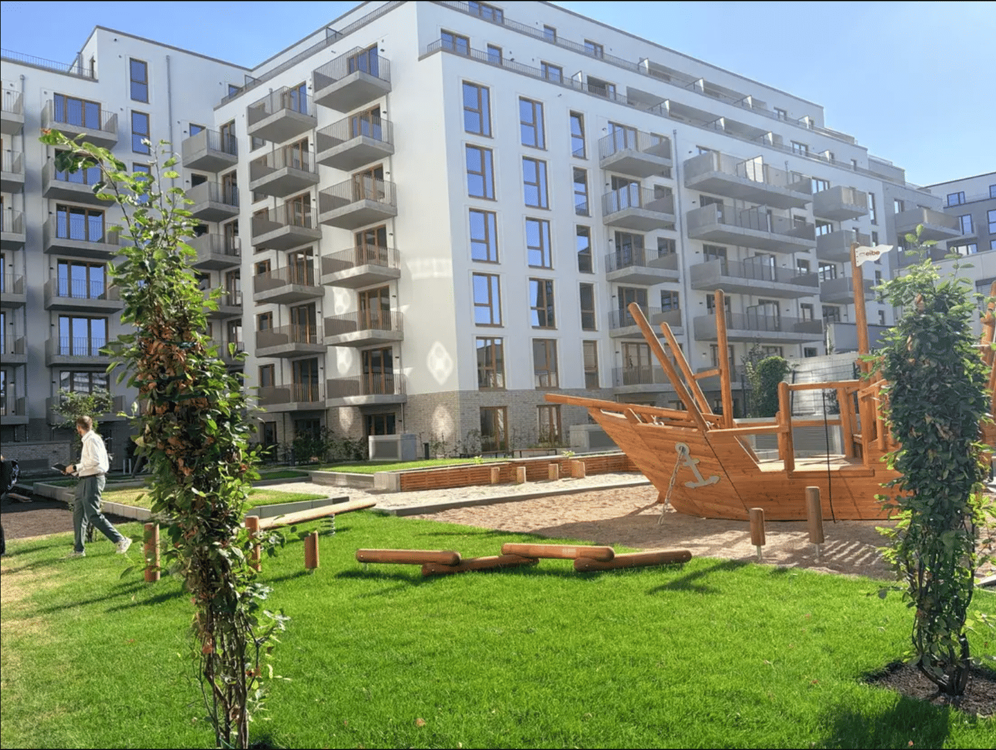 Erstbezug +++ Moderne 3-Zimmer-Neubauwohnung mit sonnigem Balkon in zentraler Lage, 20539 Hamburg (Mitte)