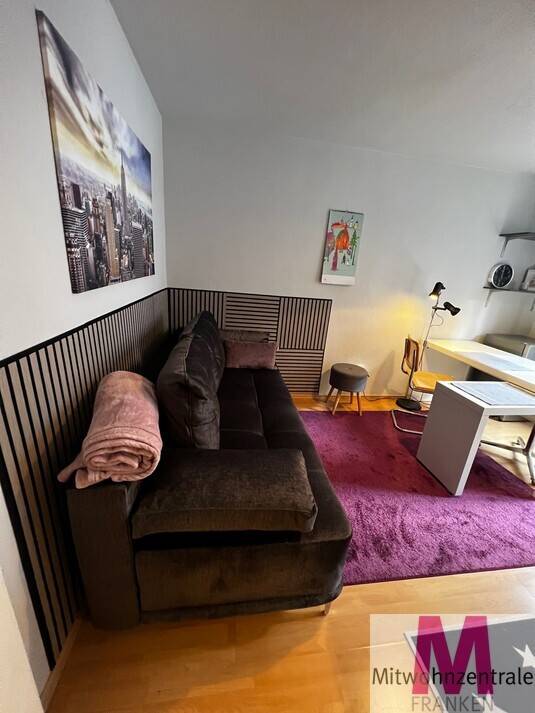 1-Zimmer Wohnung in ruhiger ,zentraler Lage, 90489 Nürnberg (Gärten bei Wöhrd Rennweg Veilhof Wöhrd)