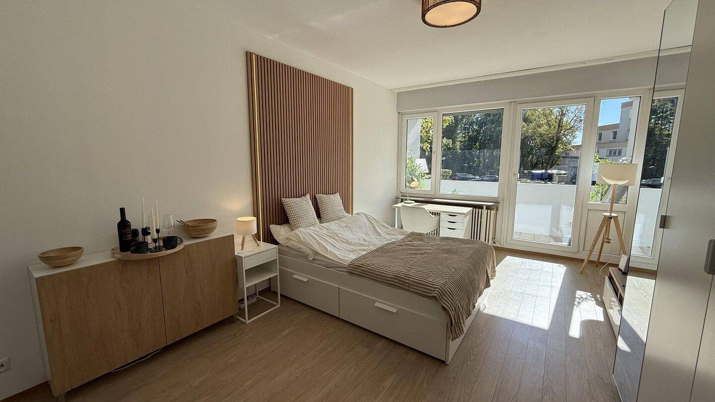 Möbliert auf Zeit: 1-Zi.-Apartment mit Morgensonnen-Balkon, alles inklusive – Erlangen, 91056 Erlangen