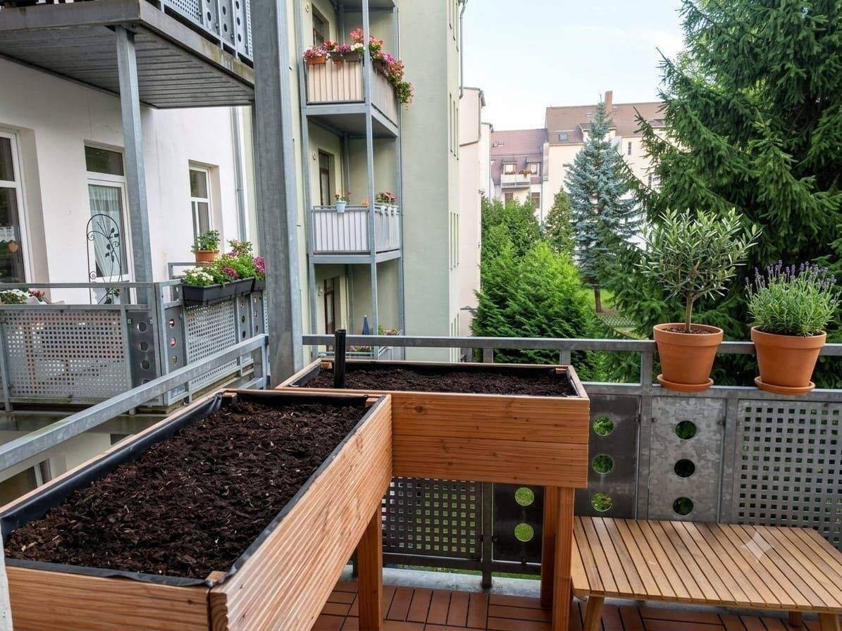 GROSSER BALKON / BEST LAGE / HELLE WOHNUNG / BLICK INS GRÜNE, 9131 Chemnitz (Ebersdorf Hilbersdorf)