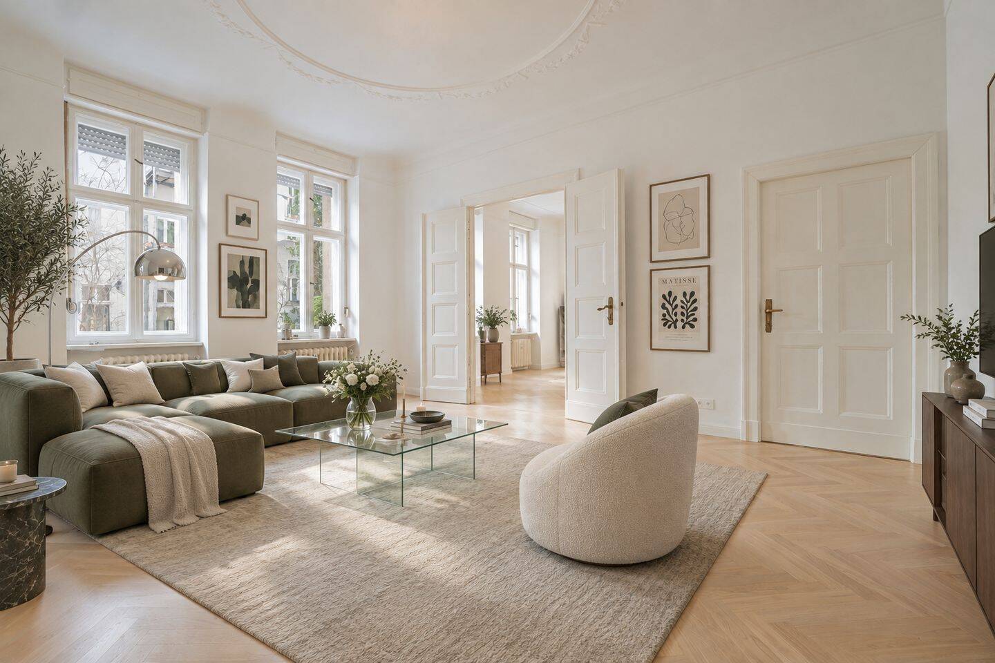 Seltene Gelegenheit: 80 m² Garten-Idylle im sanierten Altbau-Erstbezug, 10717 Berlin (Charlottenburg-Wilmersdorf Wilmersdorf)