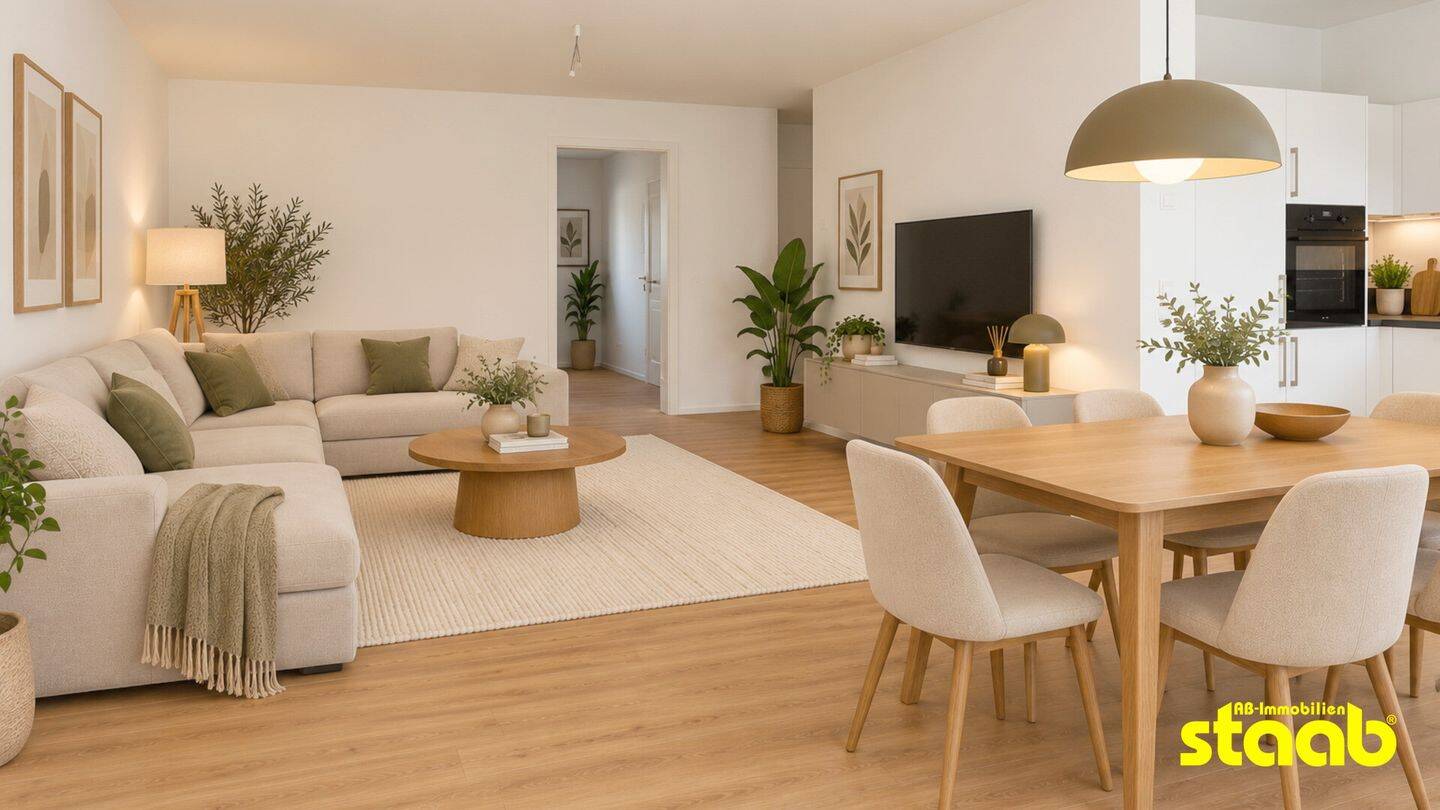 EXCLUSIVE NEUBAU 3-ZIMMERWOHNUNG IN OBERNAU, 63743 Aschaffenburg (Gailbach Innenstadt Obernau Obernauer Kolonie Schweinheim)