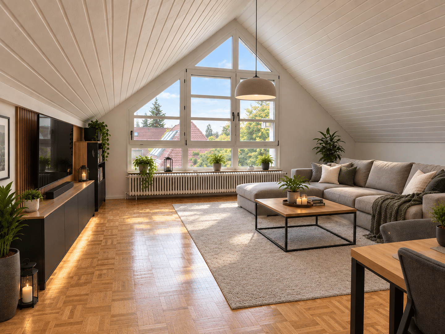 Gut geschnittene neu sanierte Dachgeschosswohnung in Nymphenburg-Gern, 80638 München (Moosach Neuhausen-Nymphenburg)