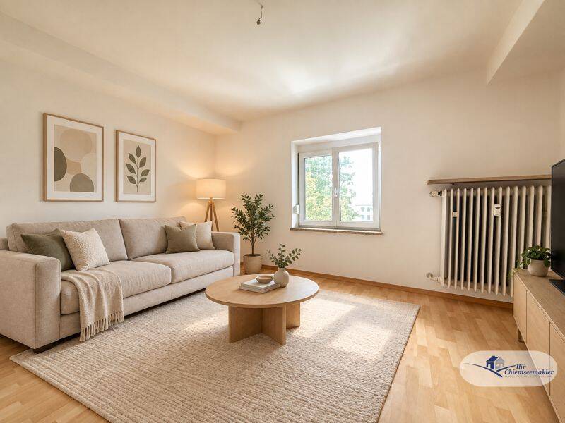 Zentral wohnen in Bernau – gepflegte 2-Zimmer-Dachgeschosswohnung, 83233 Bernau a. Chiemsee (Bernau)