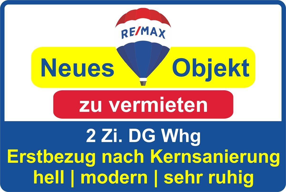 Ab sofort |Erstbezug n. Generalsanierung(Whg.&Haus) | 2 Zi.-DG Whg. | 1 A Lage |Einbauküche | 3 WE !, 63743 Aschaffenburg (Gailbach Innenstadt Obernau Obernauer Kolonie Schweinheim)