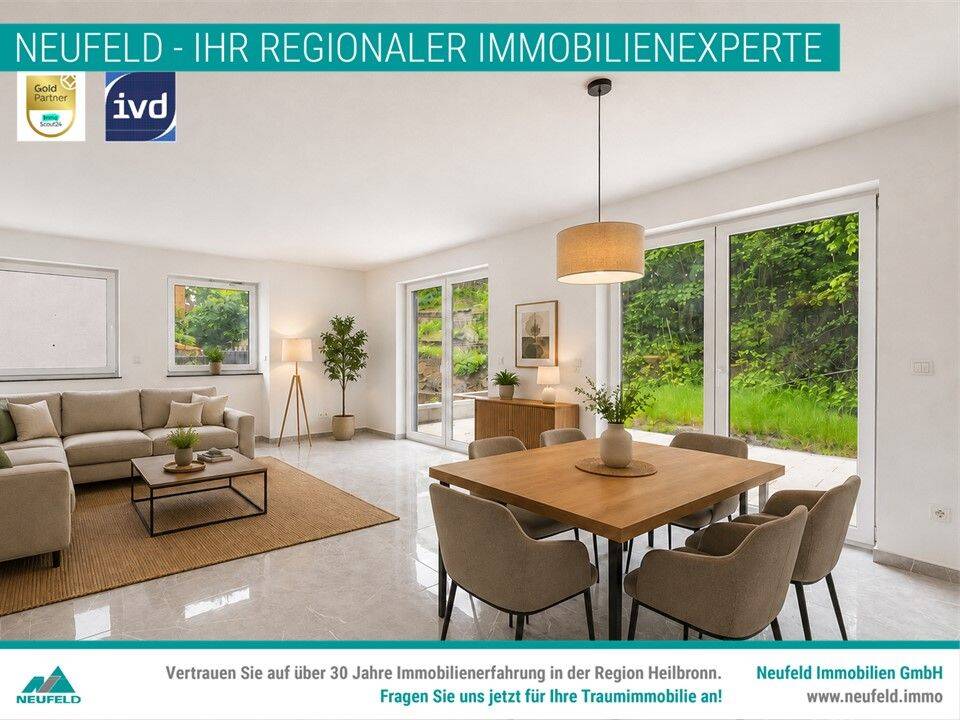 Bezugsfertiger KfW-55 Neubau in ruhiger Lage! Familienhaus mit Garten und viel Platz, 74081 Heilbronn (Horkheim Klingenberg Sontheim)