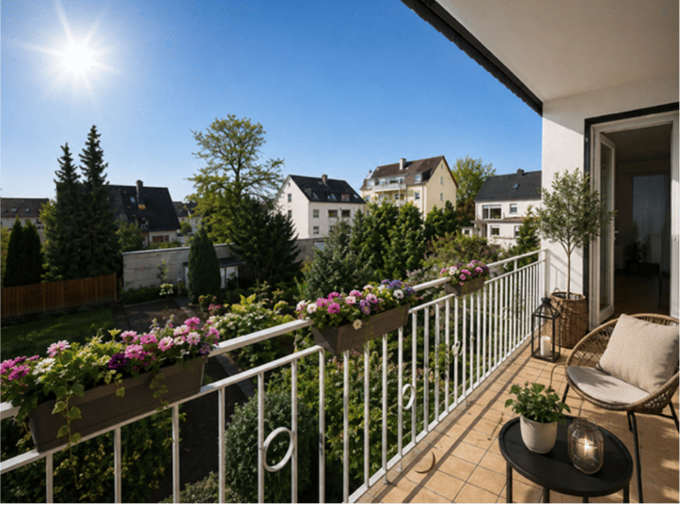 3-Zi-offene Küche/Balkon/Garten in Leverkusen-Rheindorf Süd, frisch renoviert!, 51371 Leverkusen (Bürrig Hitdorf Rheindorf)