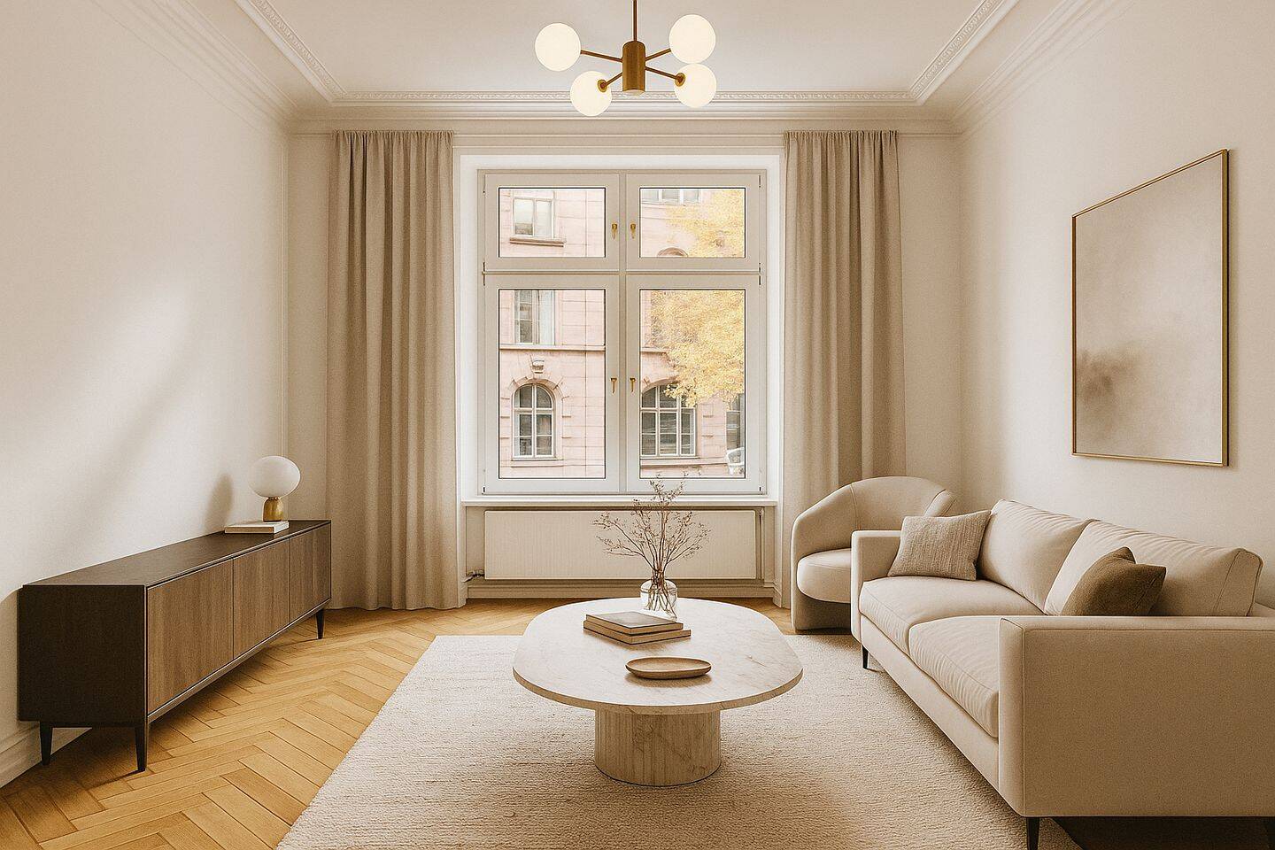 Stilvolle Beletage mit klassischem Charme und modernem Wohnkomfort im Herzen von Frankfurt, 60313 Frankfurt am Main (Altstadt Innenstadt)