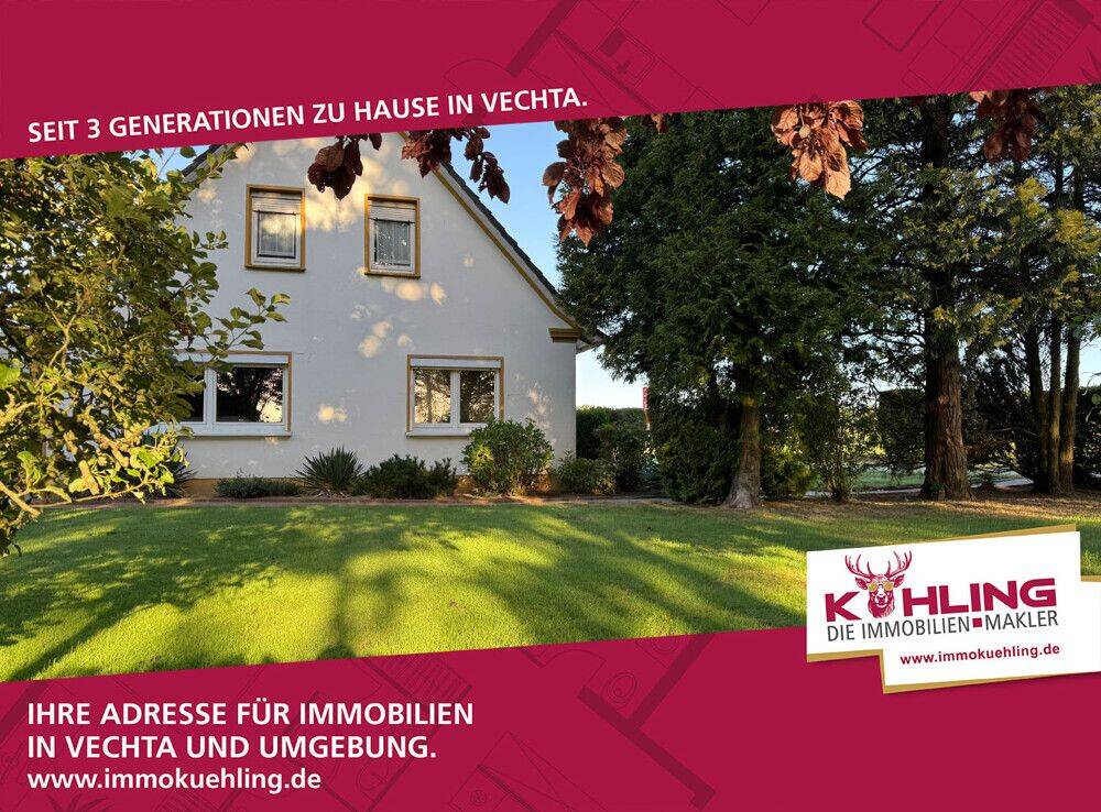 Bezugsfreies bezahlbares Einfamilienhaus auf 747 m² Grundstück in Bühren, 49685 Emstek