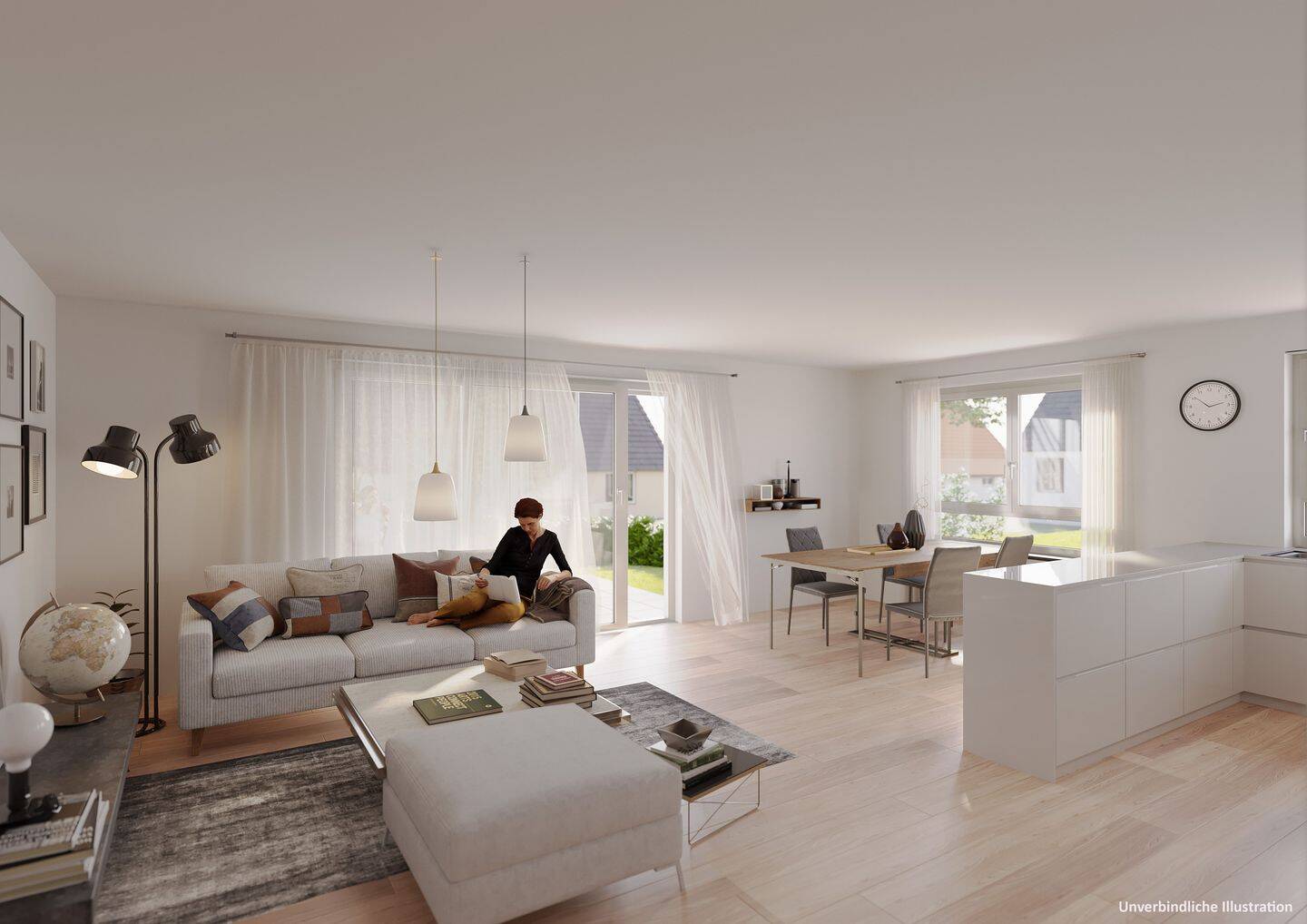 Familienfreundliche 3-Zimmer-Wohnung in Hohenhaslach, 74343 Sachsenheim