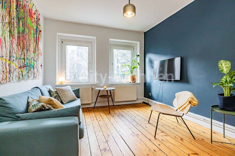Schicke möblierte 2-Zimmer Altbauwohnung in beliebter Lage in Hamburg-Eimsbüttel, 20259 Hamburg (Eimsbüttel)