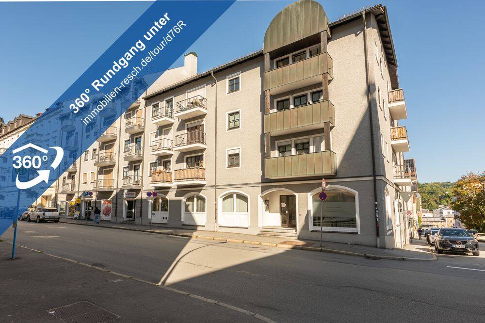 In direkter Nähe zum Zentrum  2-Zimmer-Wohnung mit offener Küche, Balkon und Wannenbad, 94032 Passau (Altstadt Haidenhof-Nord Haidenhof-Süd Innstadt)