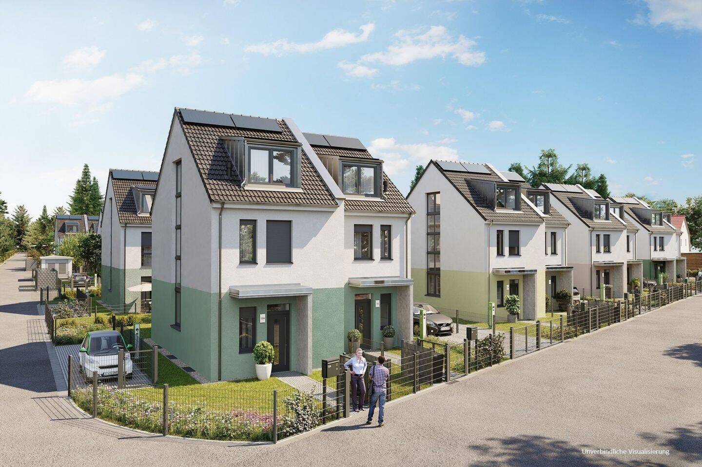 Energieeffiziente Doppelhaushälften in Erkner –  Schnell in Berlin, entspannt im Grünen – nahe Tesla, 15537 Erkner
