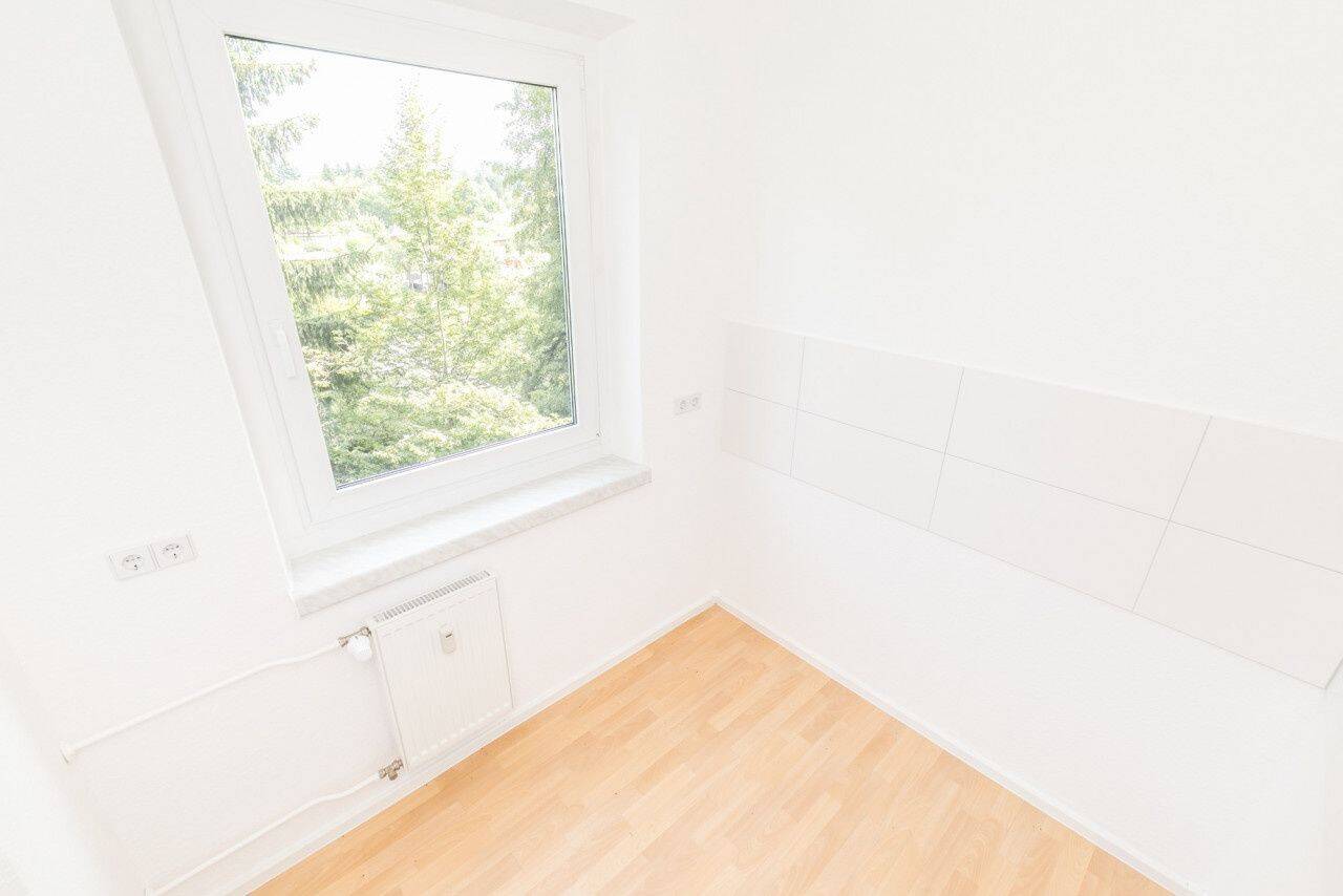 Blick ins Grüne / Aufzug / Badewanne, 9127 Chemnitz