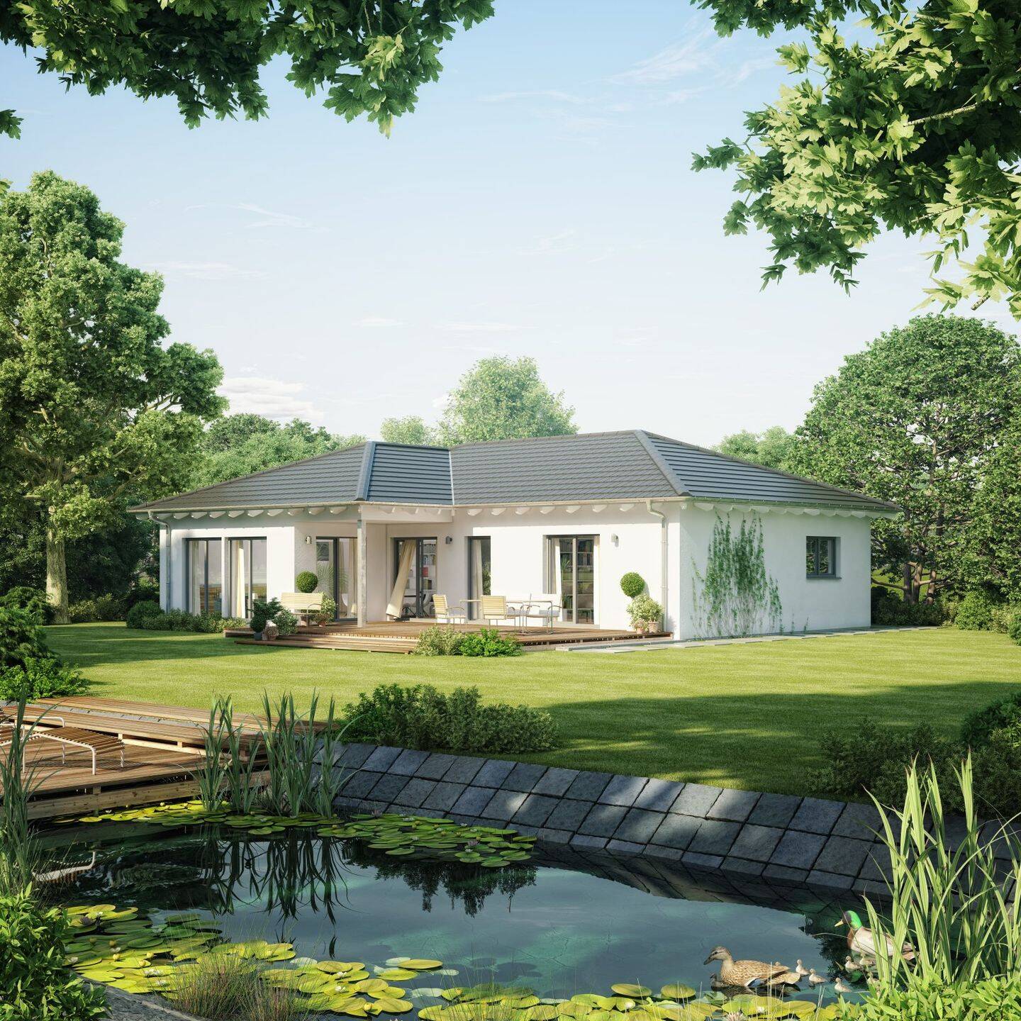 Bungalow mit Klasse Raumaufteilung – Grundstücksservice inkl., 97422 Schweinfurt