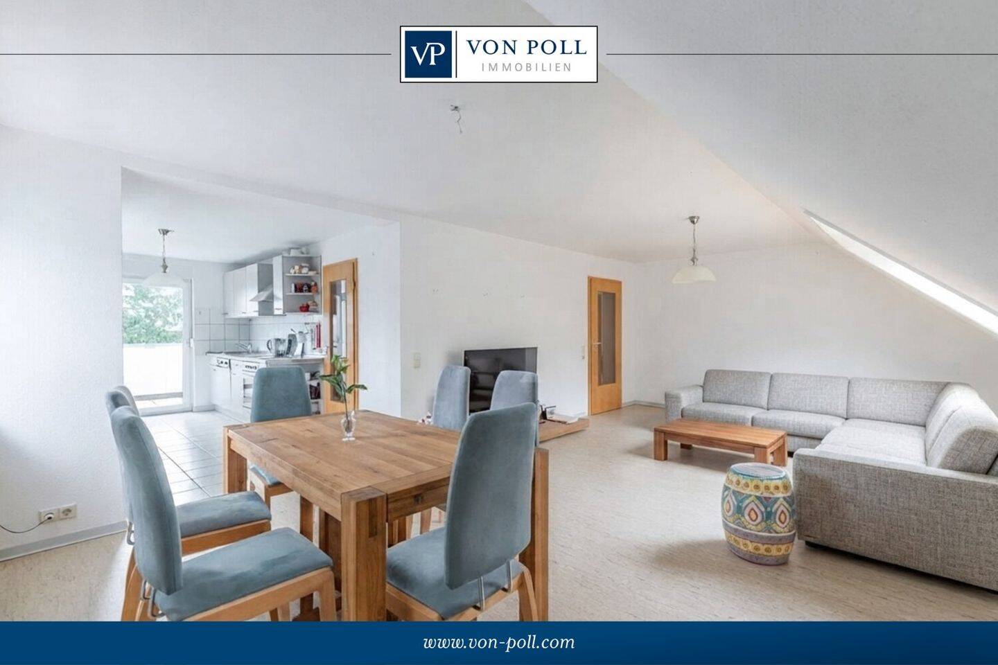 3 Zi- Dachgeschosswohnung mit Loggia und Stellplatz – Hohenwettersbach, 76228 Karlsruhe