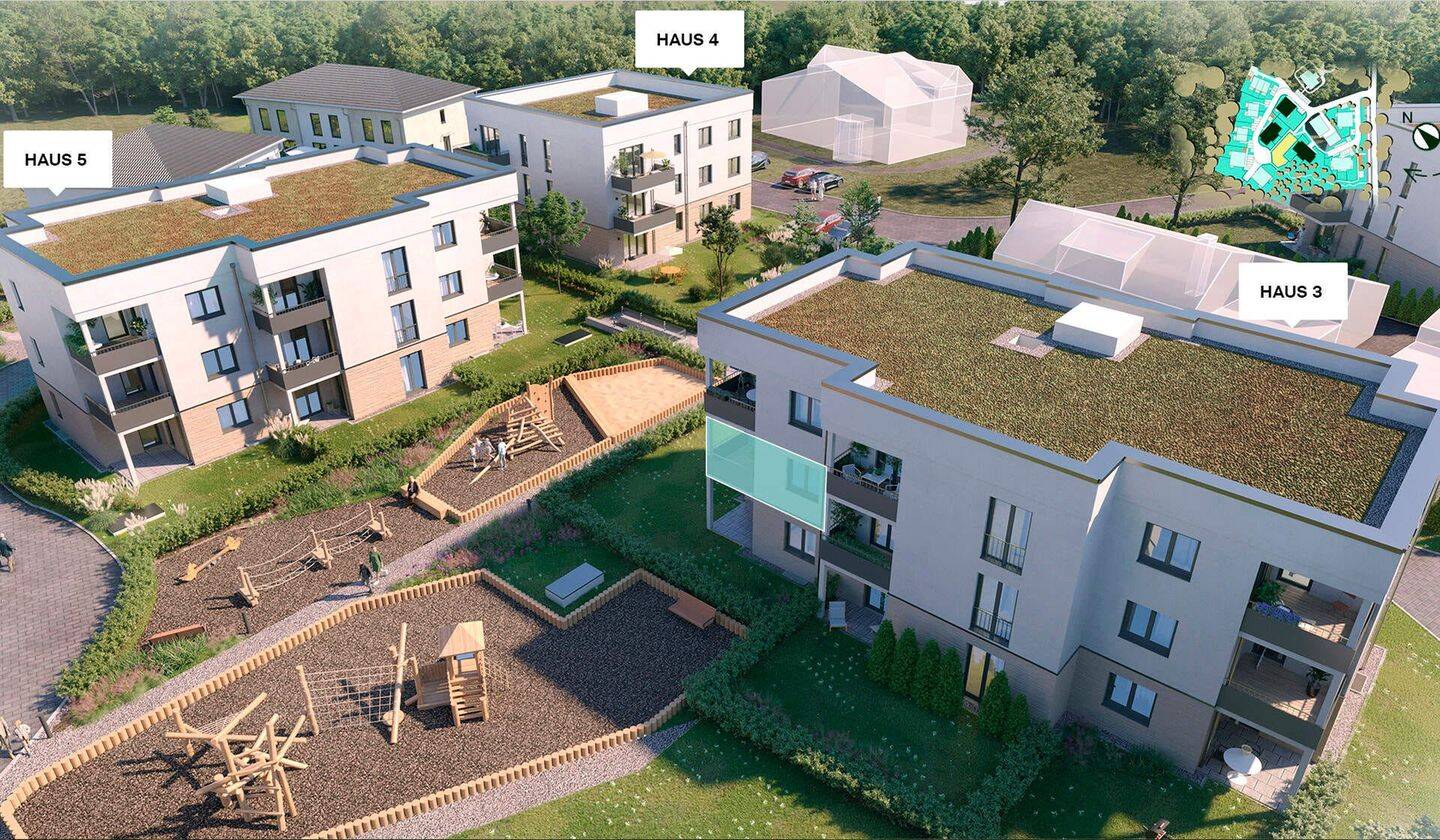 Komfortable barrierefreie Wohnung mit halboffener Küche und Tageslichtbad, 15366 Hoppegarten