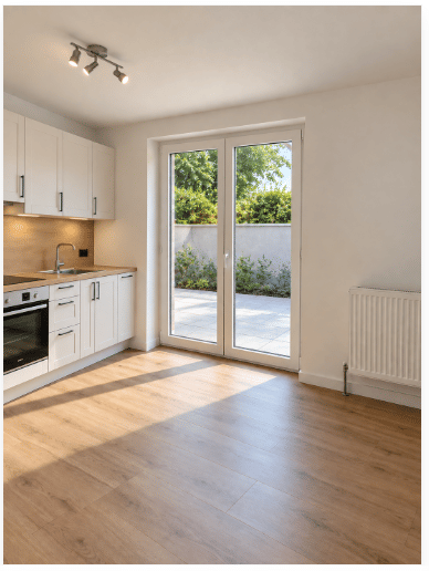 Erstbezug nach Kernsanierung: Charmante Souterrain-Wohnung mit großer Terrasse am Feldrand, 21465 Reinbek