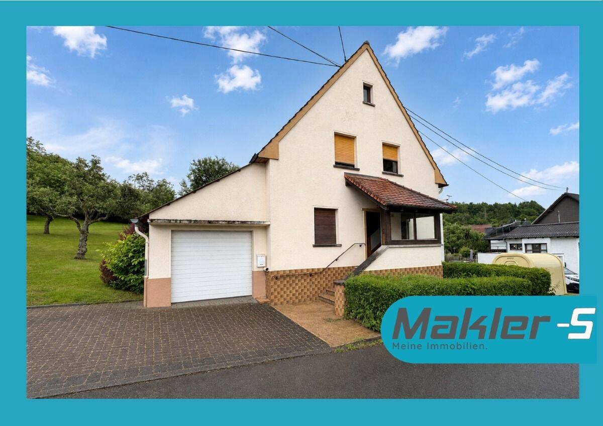 Viel Platz & Potenzial in Ruschberg: EFH mit Garage – solide Basis für individuelle Neugestaltung, 55776 Ruschberg