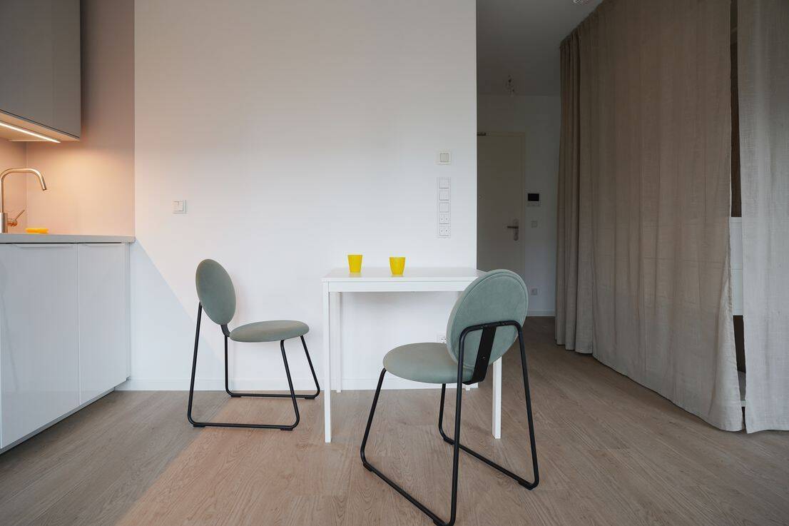 Vollmöbliertes Studio ab 1.10/11.2026-Innengestaltung von 2 Architeken-Neubau im Zentrum Lichtenberg, 10319 Berlin (Lichtenberg Hohenschönhausen Friedrichsfelde)